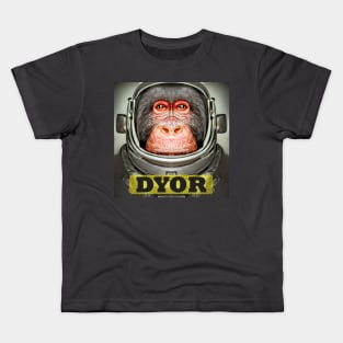 Funny Monkey Astronaut Apes Animal memes Kids T-Shirt